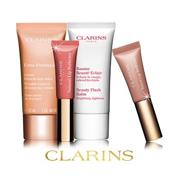 Lyxiga Clarins-produkter